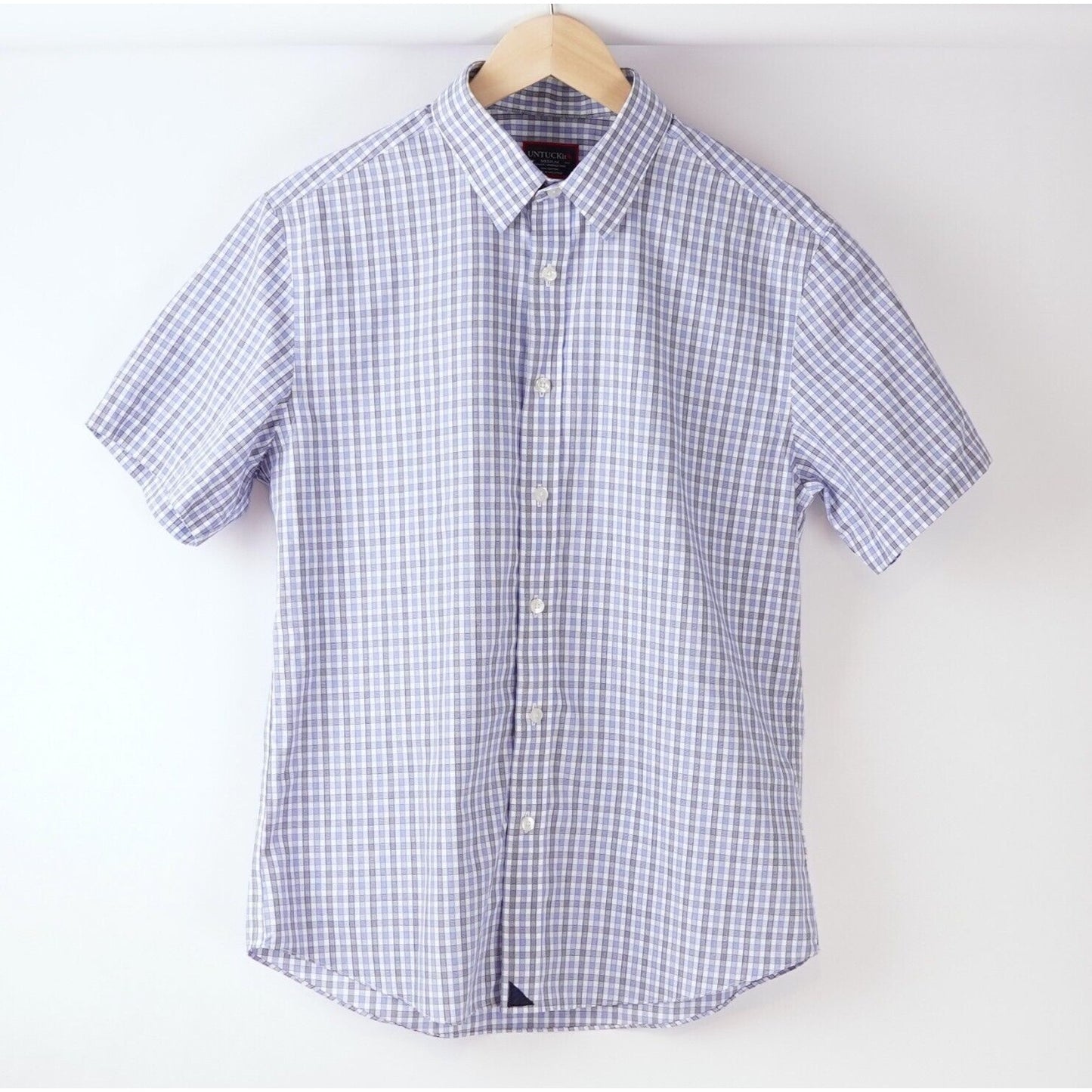 Untuckit Wrinkle Free Short Sleeve Dante Shirt - M