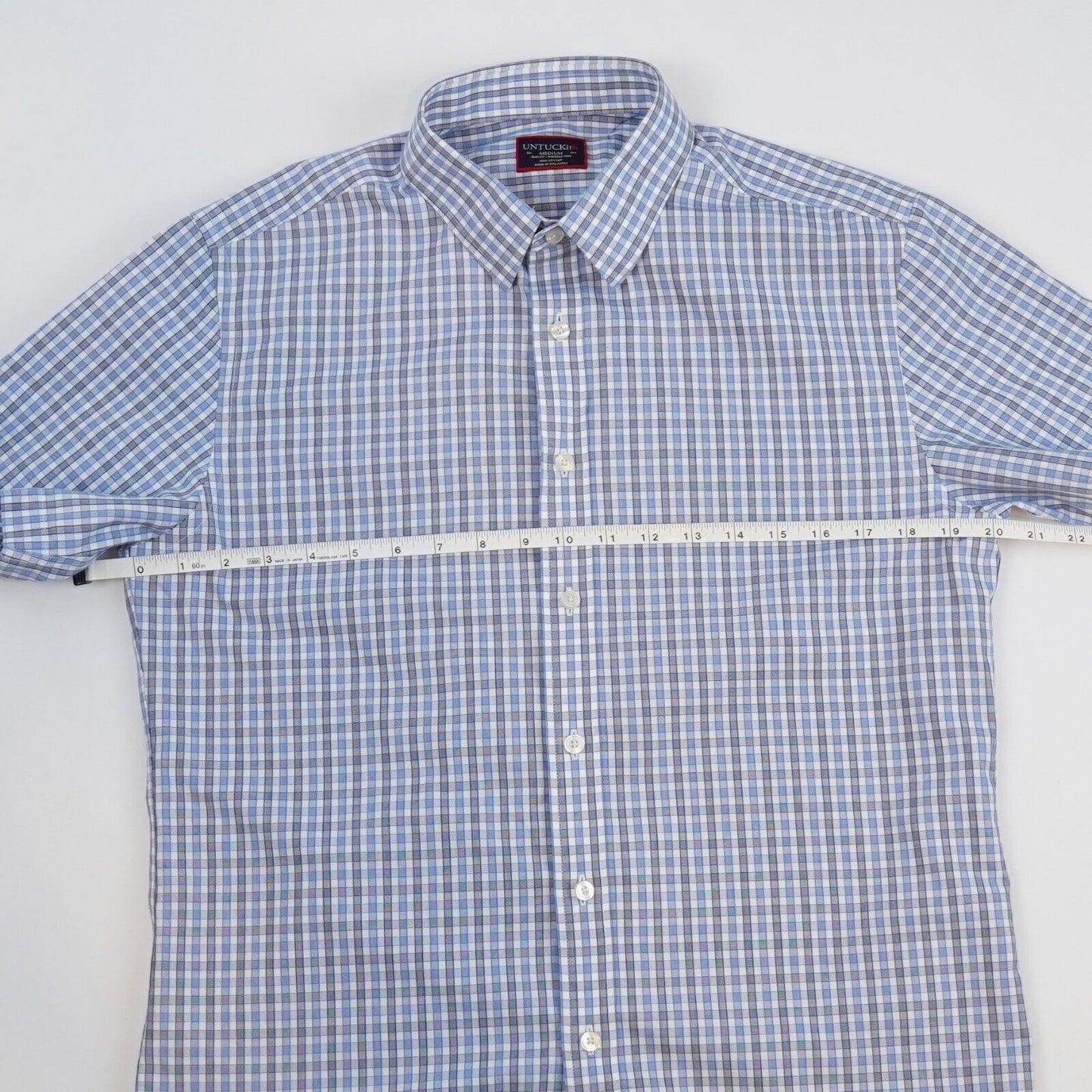 Untuckit Wrinkle Free Short Sleeve Dante Shirt - M