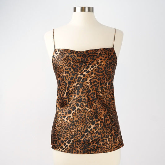 Cami NYC Silk Axel Tank Top Animal Print - S