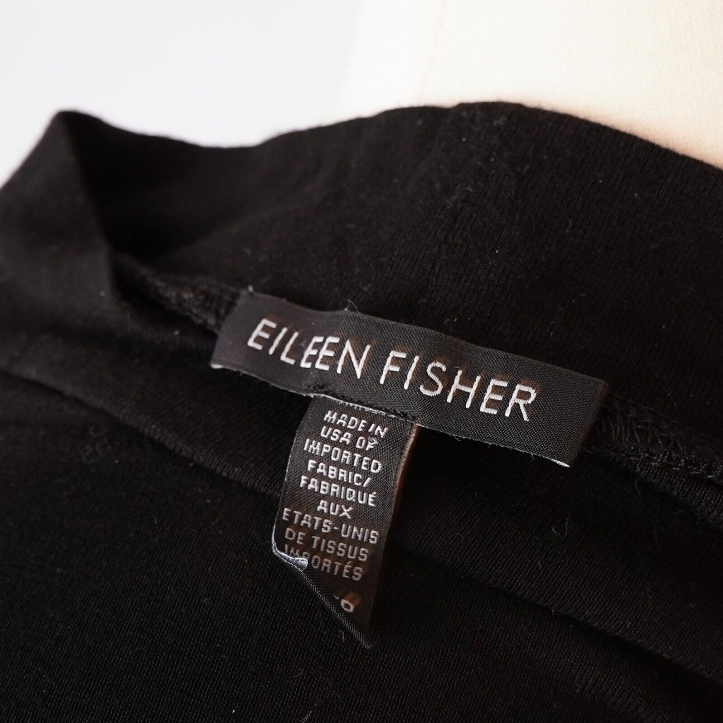 Eileen Fisher Back Long Sleeve Single Side Slit Tunic Dress - XS