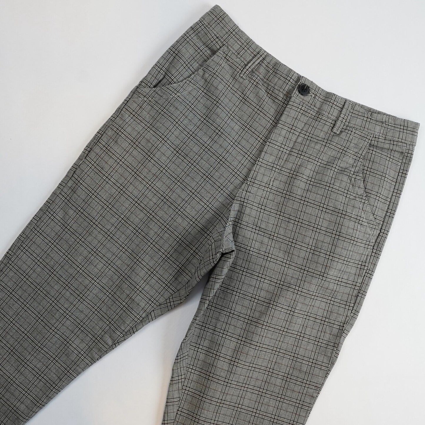 Peau De Loup Unisex Plaid Trouser Pants - 6 - EUC