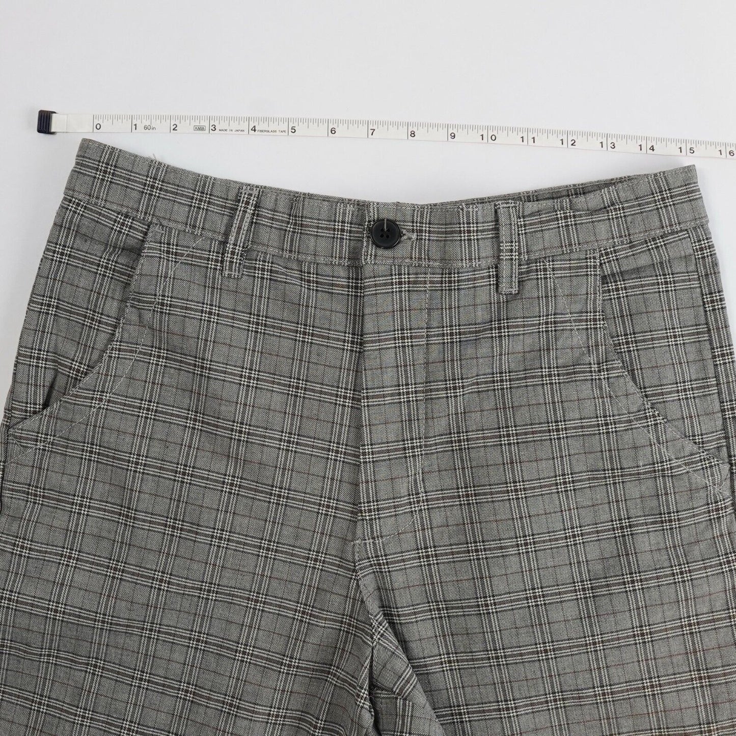 Peau De Loup Unisex Plaid Trouser Pants - 6 - EUC