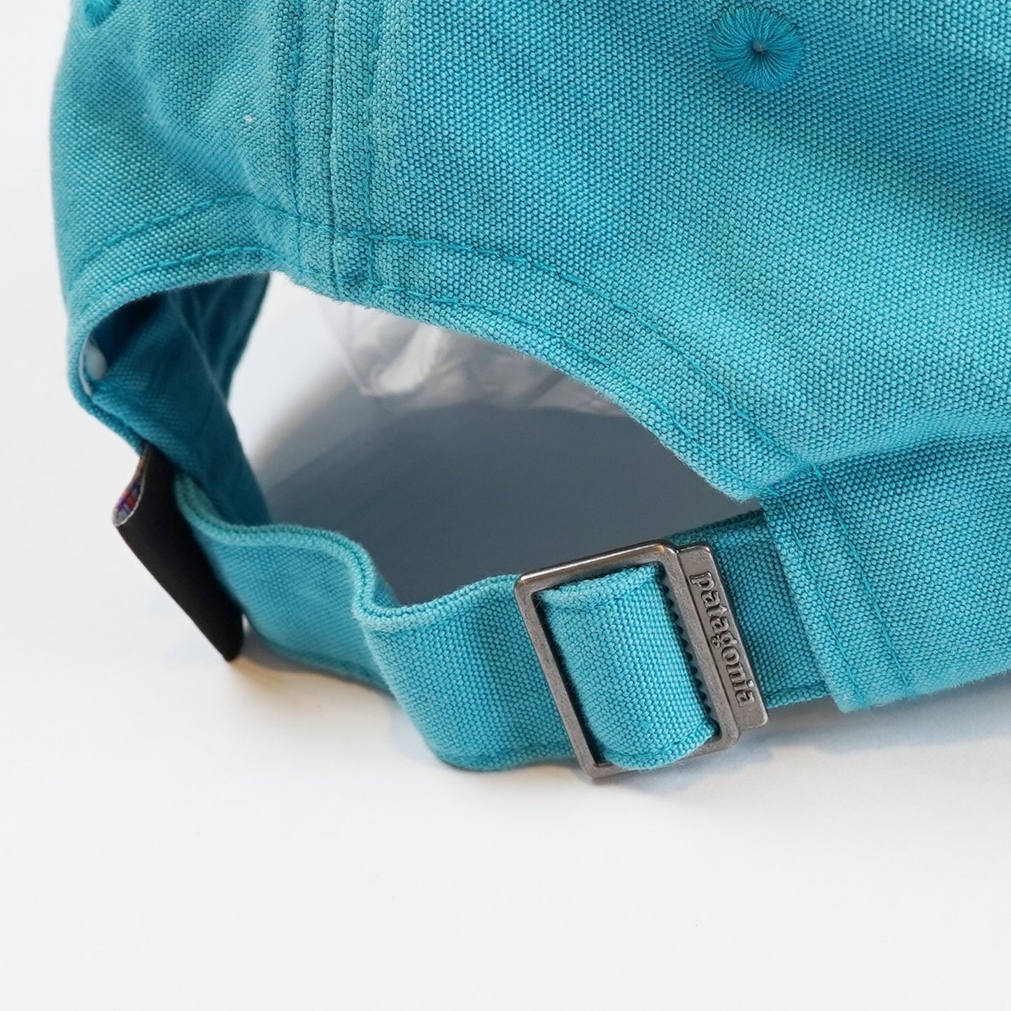 Patagonia Teal Blue Boardie Badge Patch Baseball Cap Adjustable Organic Cotton