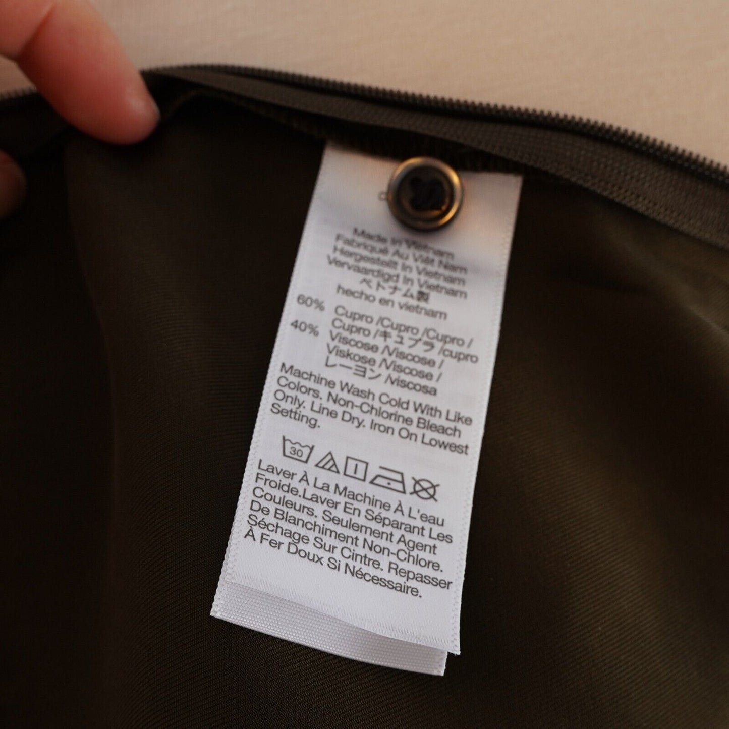 Madewell Brushed Ruched-Front Top Expedition Green - 8