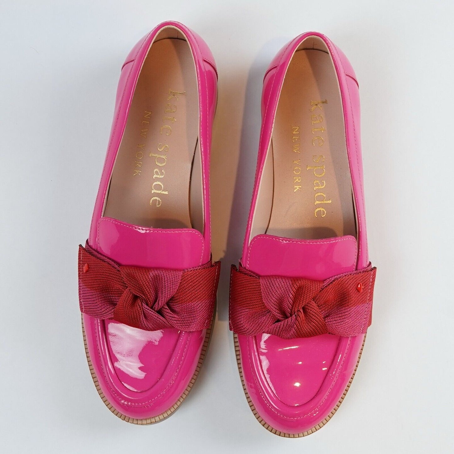 Kate Spade Leandra Loafers Marker Pink & Red - 7.5