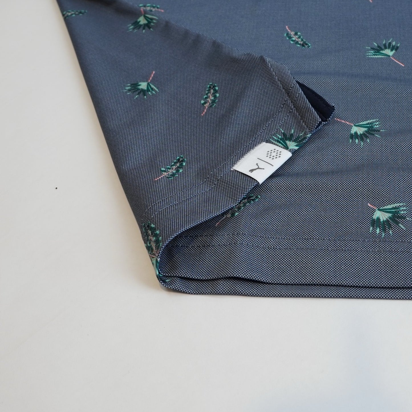 Puma MATTR Micro Polo Golf Shirt Navy Palm - XL