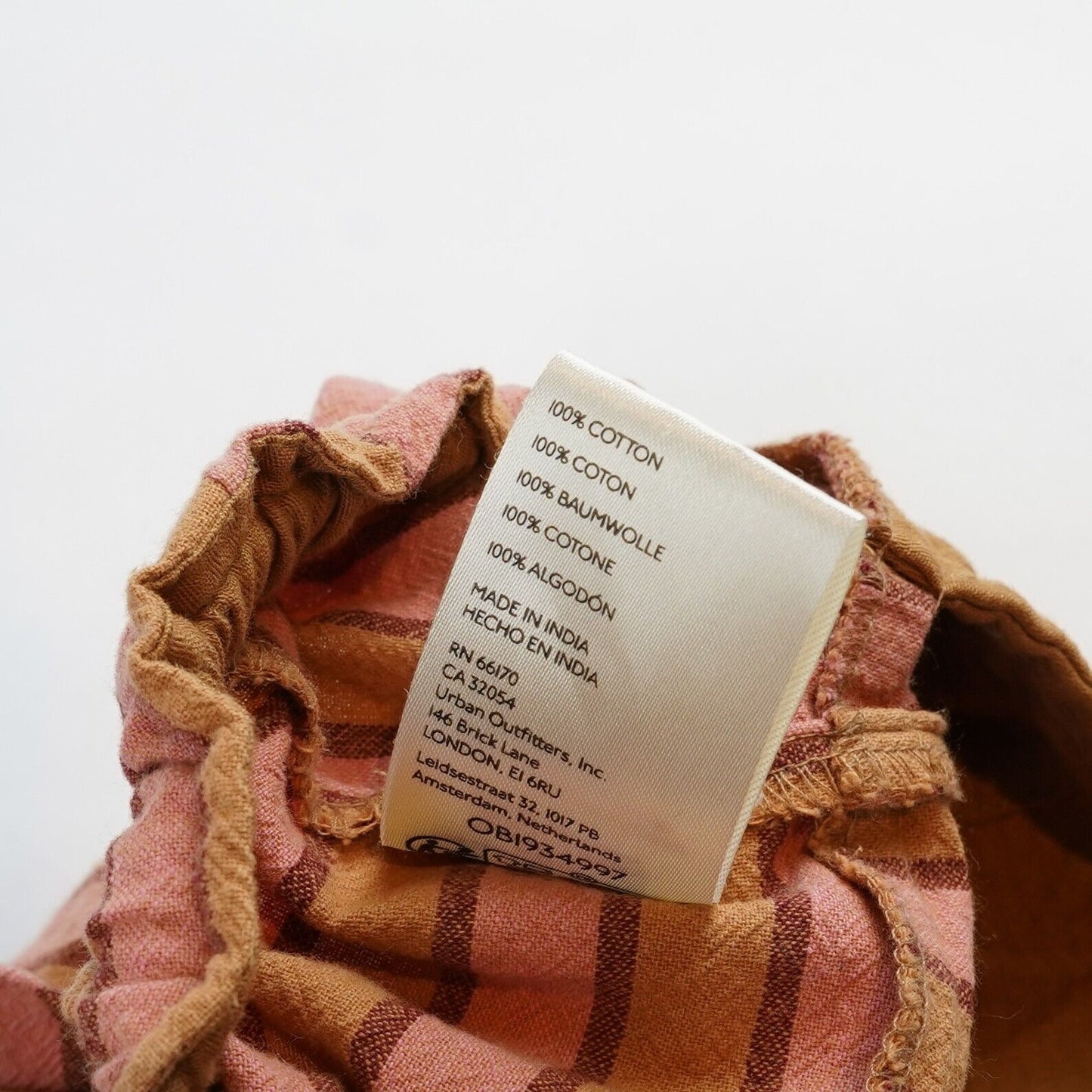 Free People Hudson Canyon Stripe Wide Leg Pants Brown Combo - M