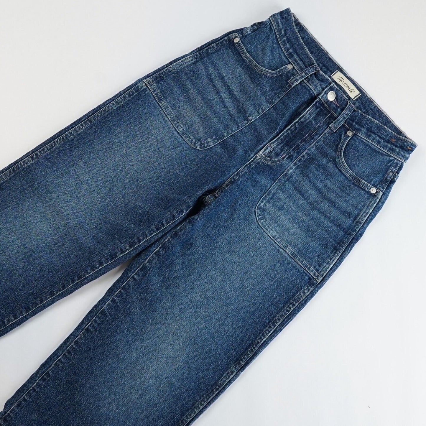 Madewell Perfect Vintage Wide Leg Jeans Raynor Wash Pocket Edition - 26
