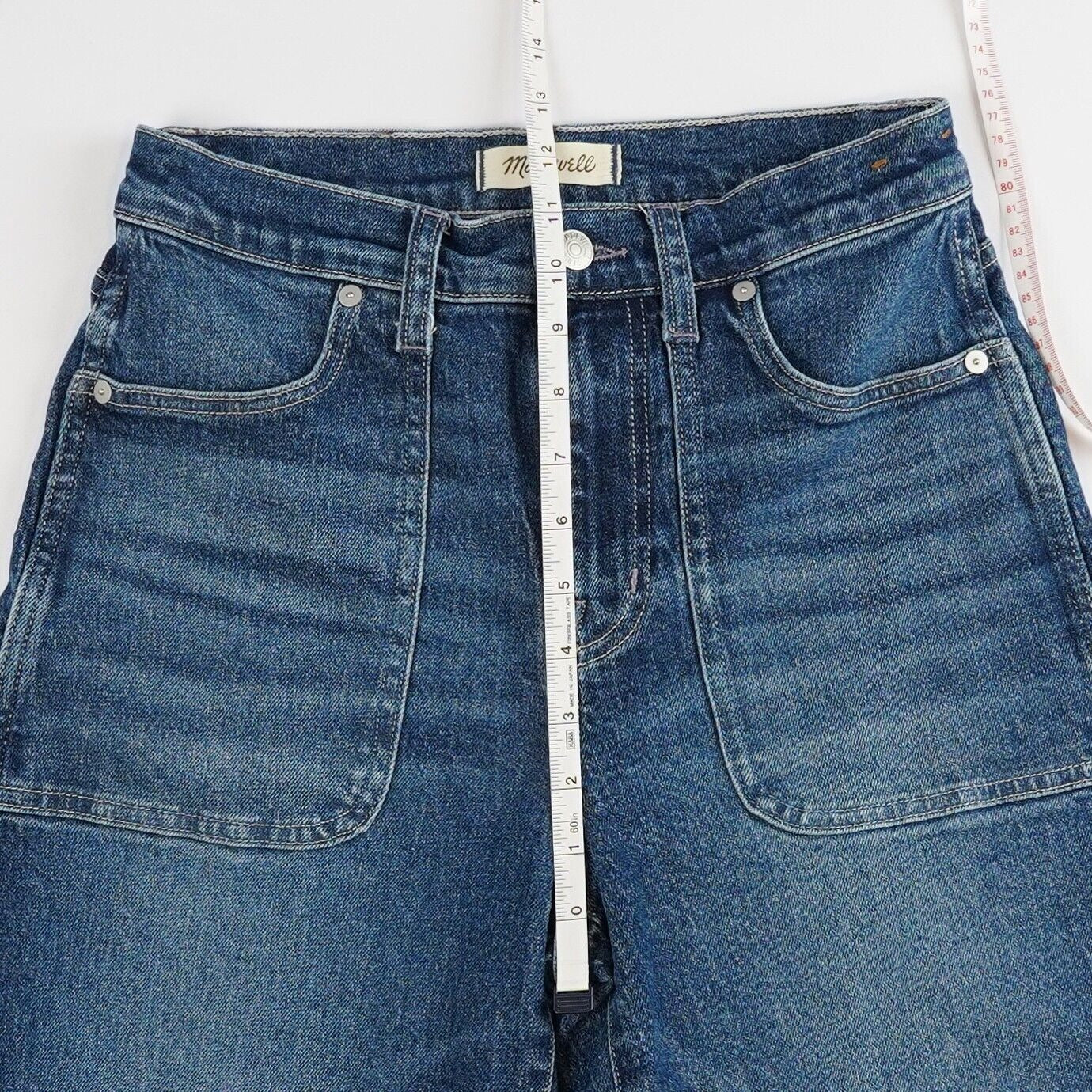 Madewell Perfect Vintage Wide Leg Jeans Raynor Wash Pocket Edition - 26