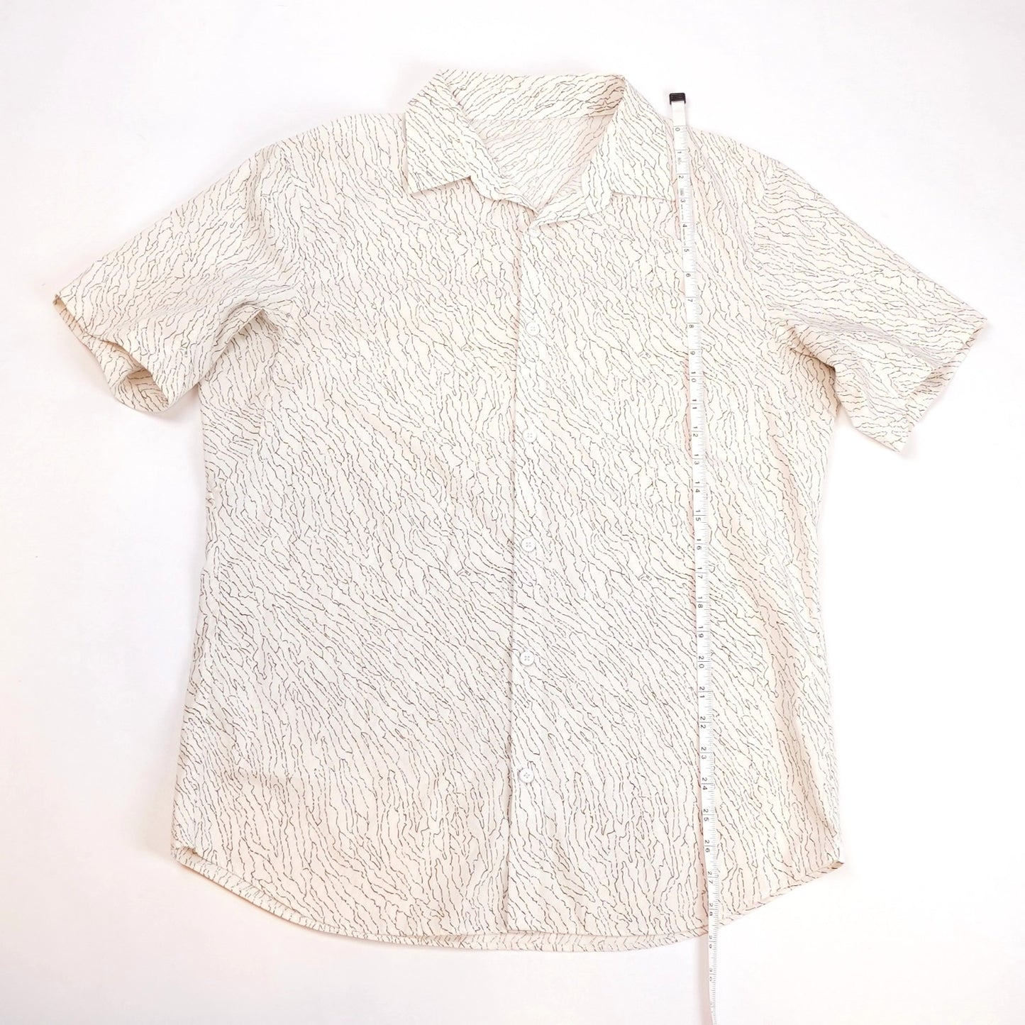 Lululemon Down to the Wire Short Sleeve Shirt Water Course - L