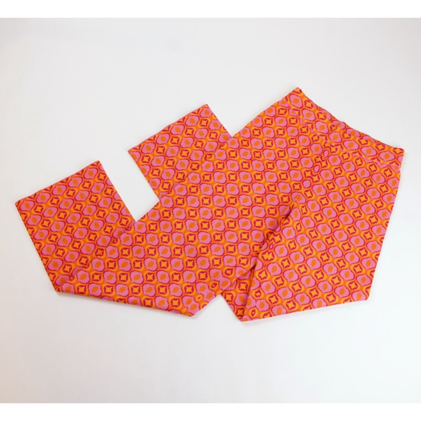 Show Me Your Mumu Zermatt Sweater Pants Pink Geo Jacquard - S