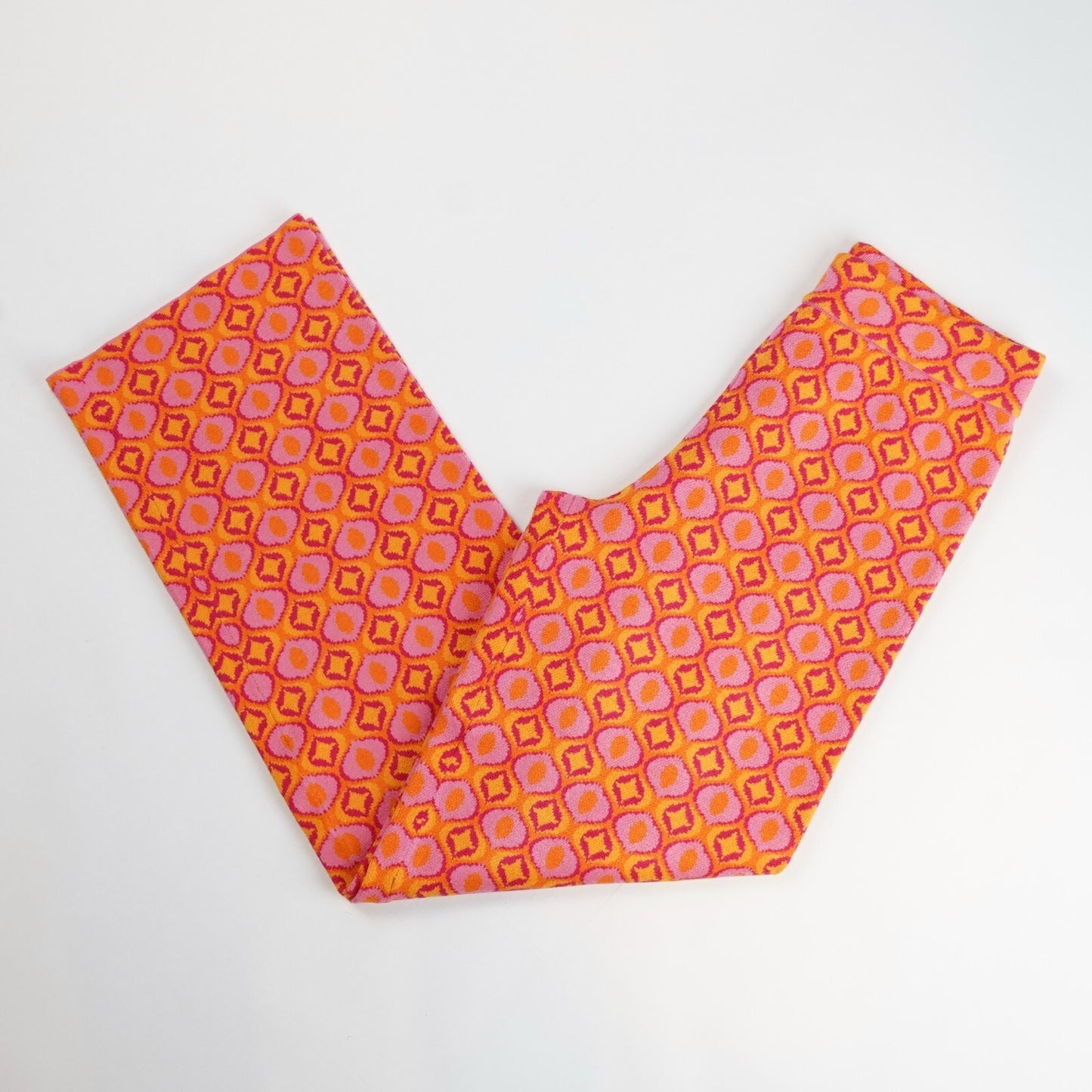 Show Me Your Mumu Zermatt Sweater Pants Pink Geo Jacquard - S