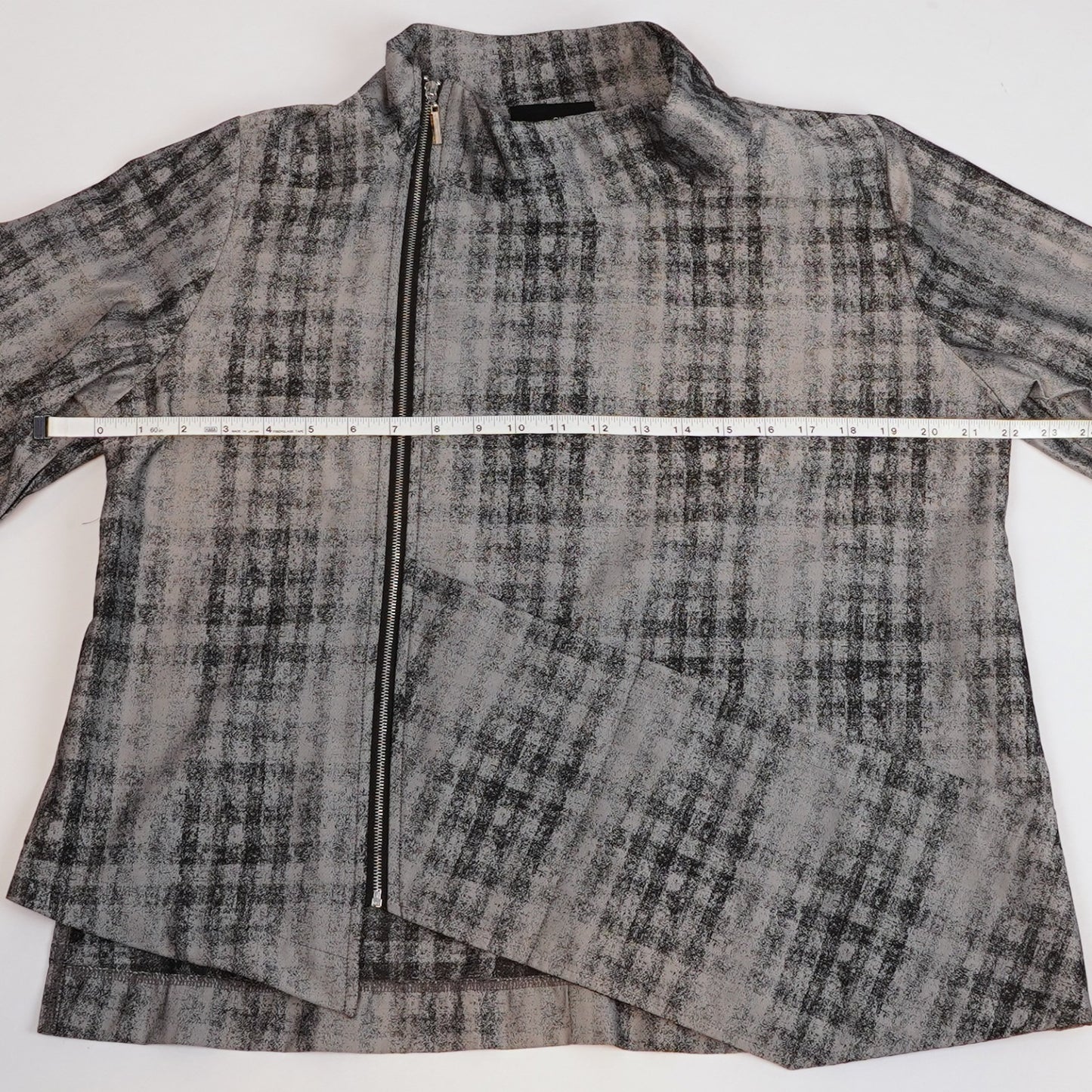 Sun Kim Paris Windbreaker Jacket Asymmetrical Lagenlook - M