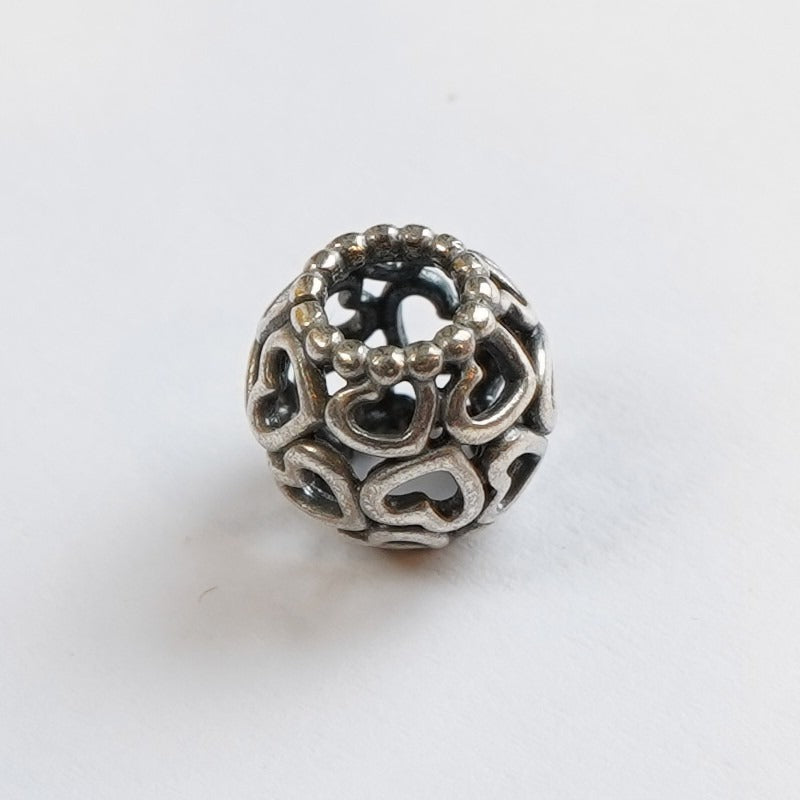 Pandora Sterling Silver Open Your Heart Ball Bead Charm 790964