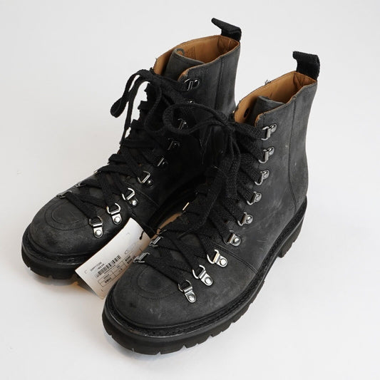 Grenson Nanette Boots Distressed Black Leather - 8.5