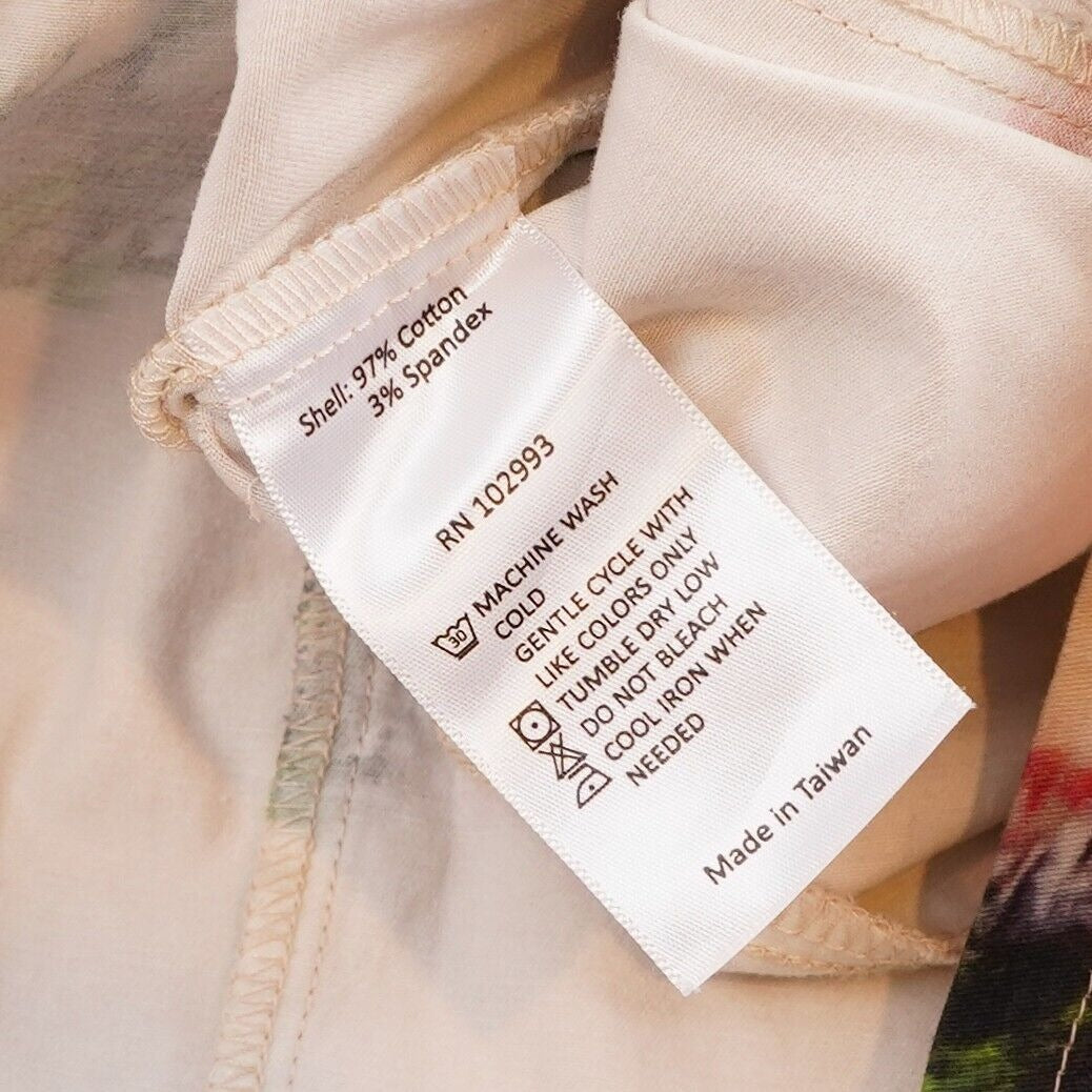 Adam Lippes Blurry Floral Short Sleeve Romper - 2