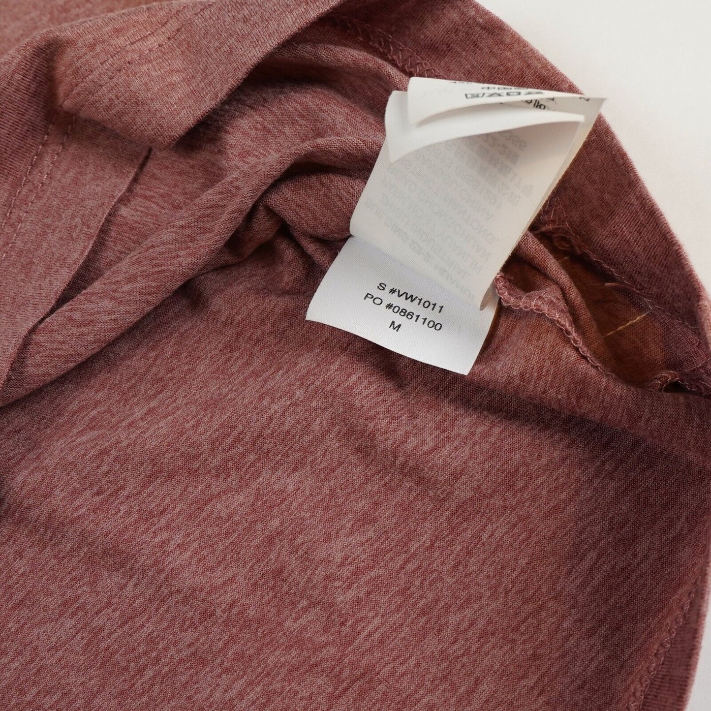 Vuori Energy T-Shirt Mauve Sangria Heather - M