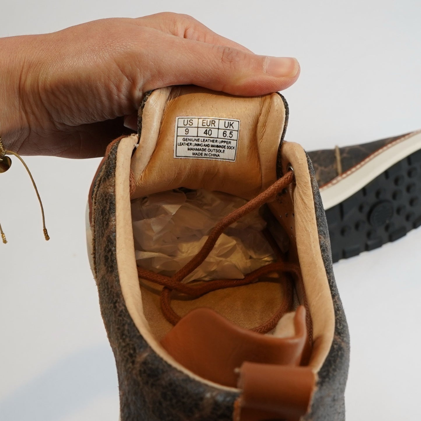 Harmony 783 Giraffe Print Leather Classic Walker Luxe Grounding Shoes - Size 9