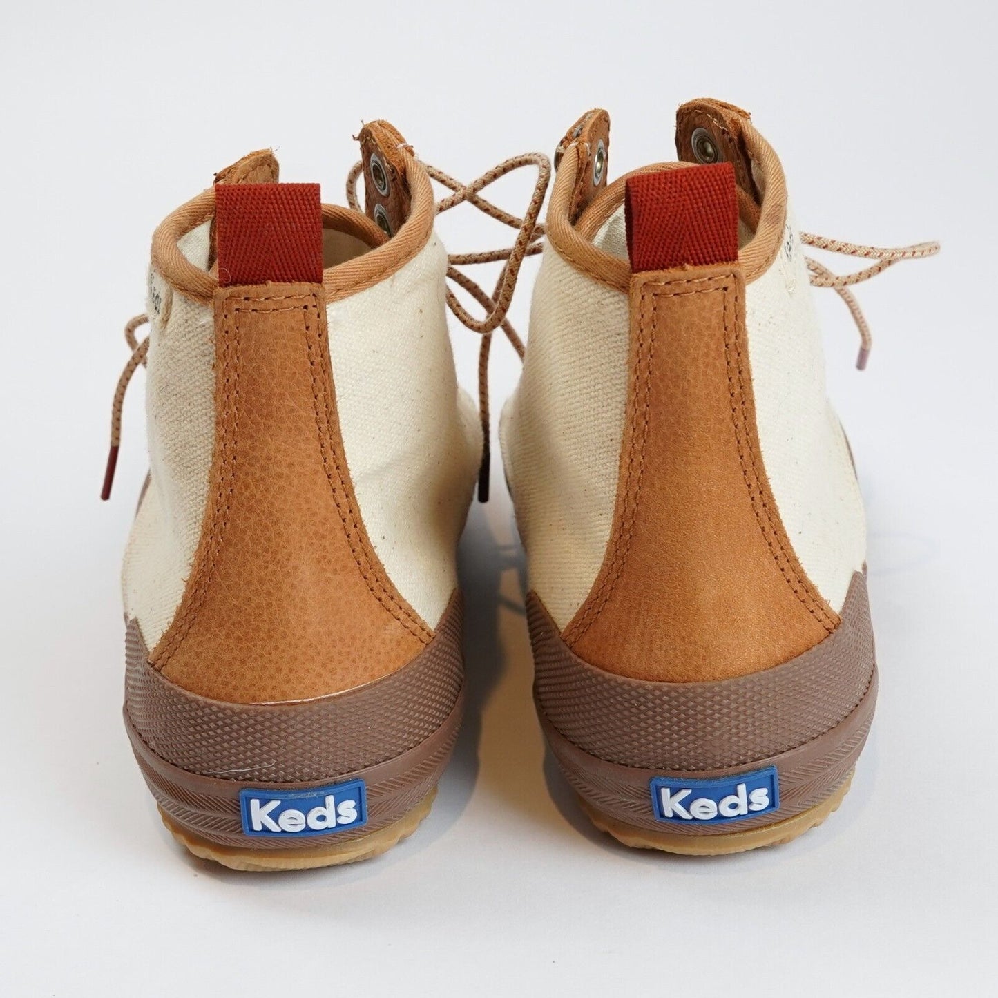 Keds x Forestbound High Top Canvas Leather Scout Boots/Sneakers - 8.5