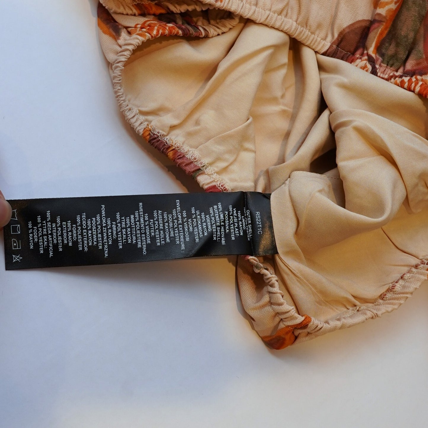 Andrea Iyamah Halima Crop Top Eucalyptus Print - M