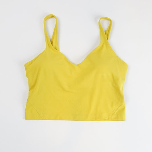 Lululemon Align Crop Tank Yellow Serpentine - 8