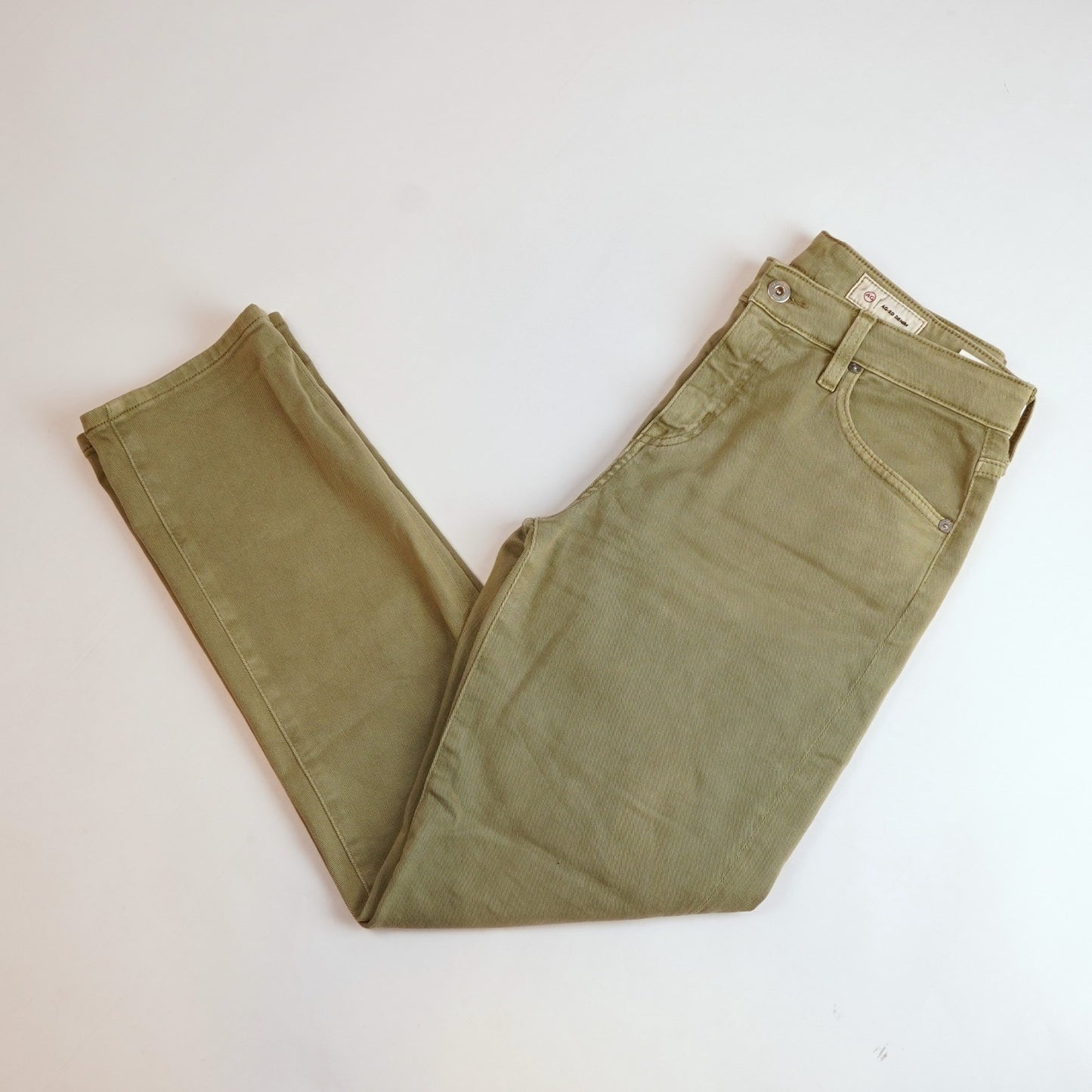 AG Adriano Goldschmied Ex Boyfriend Slouchy Slim Jeans Olive -  27