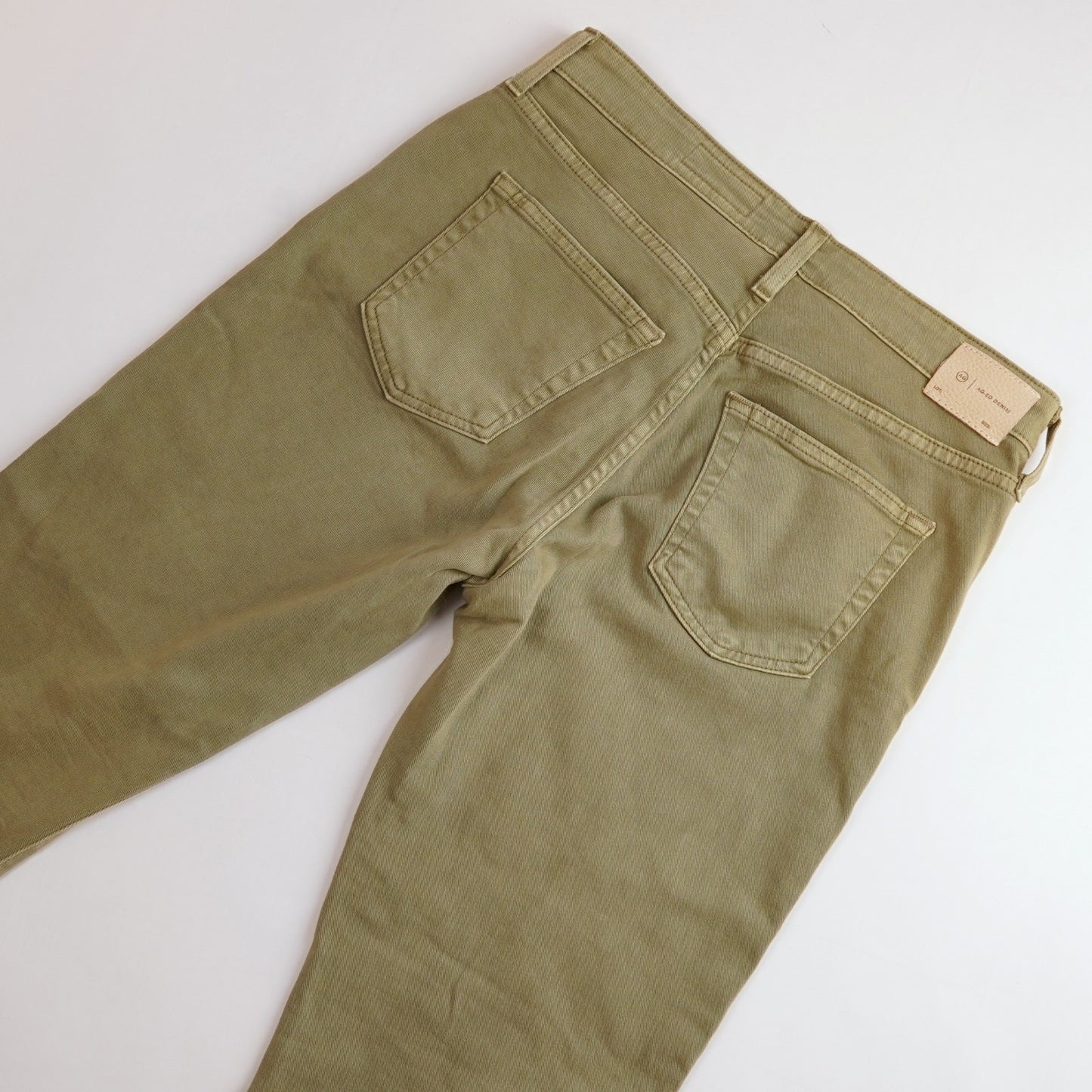 AG Adriano Goldschmied Ex Boyfriend Slouchy Slim Jeans Olive -  27