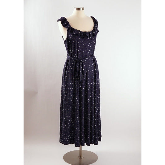 Boden Ruffle Neck Jersey Midi Dress - 14