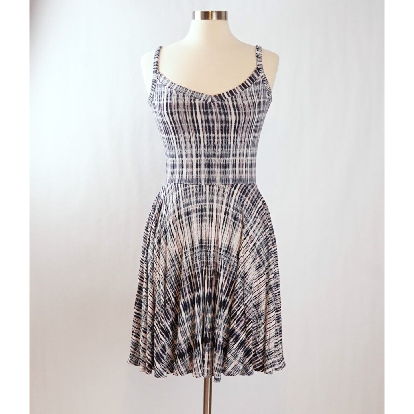 Artisan NY Tank Tie Dye Blue Gradiant Swing Dress - S