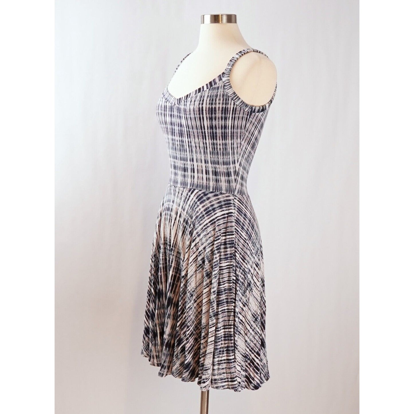Artisan NY Tank Tie Dye Blue Gradiant Swing Dress - S
