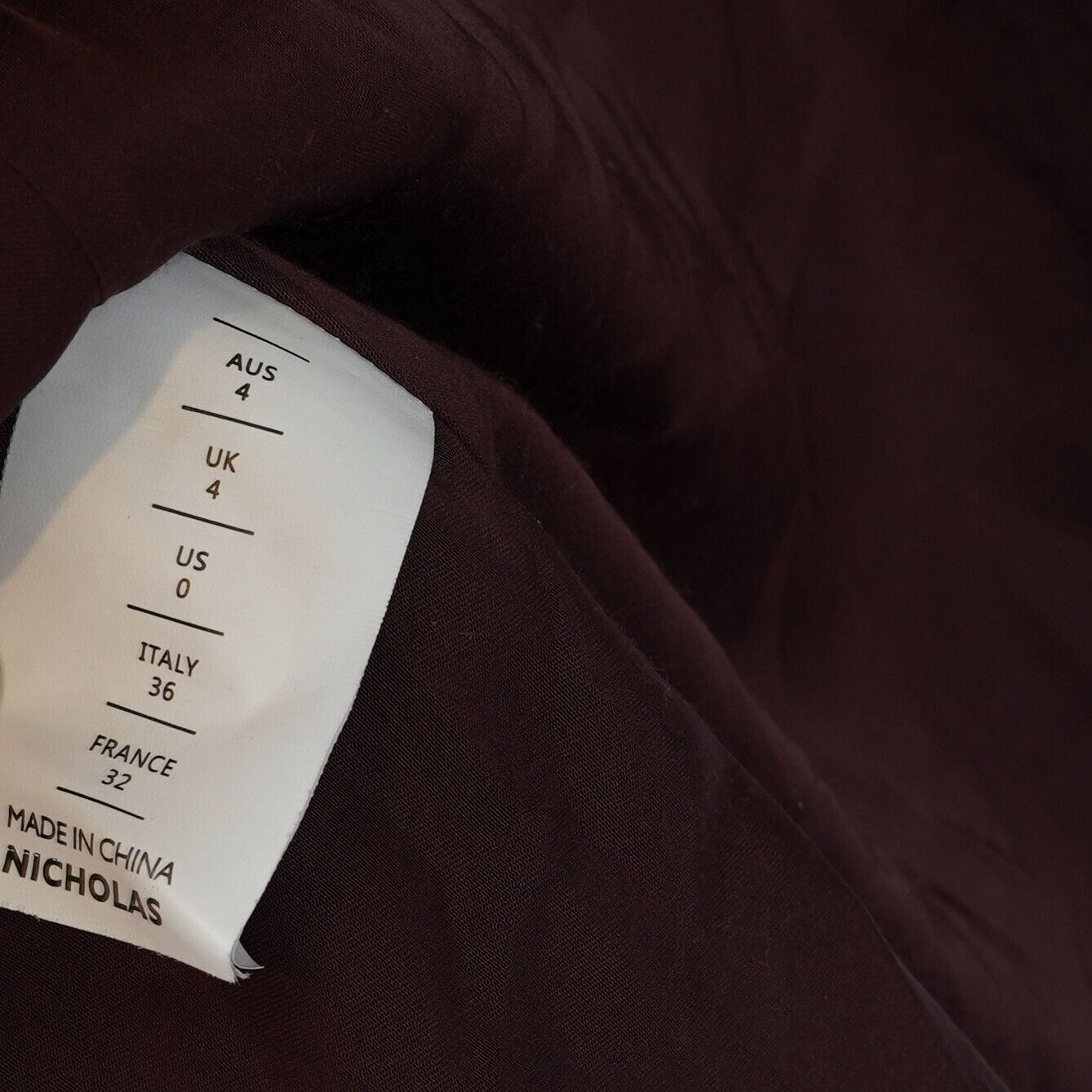 Nicholas Silvina Twist Wrap Cutout Snakeskin Gown 100% Silk - XS