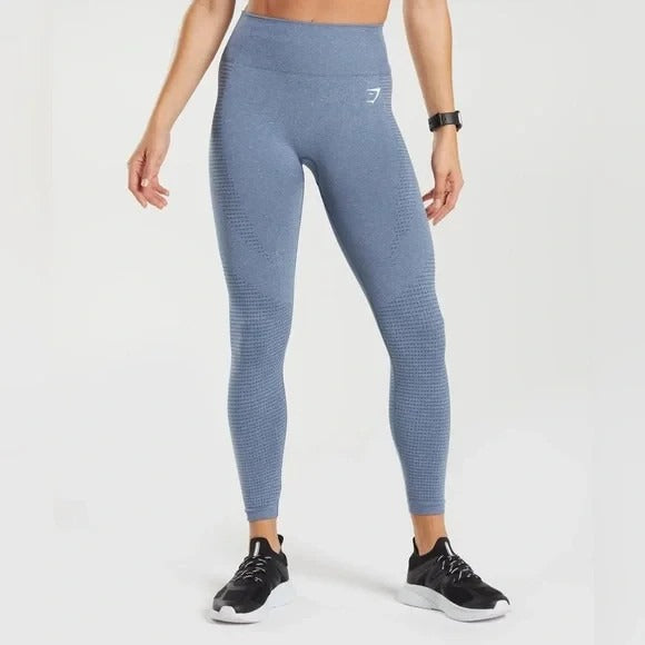 Gymshark Vital Seamless 2.0 Leggings Dusty Blue - L
