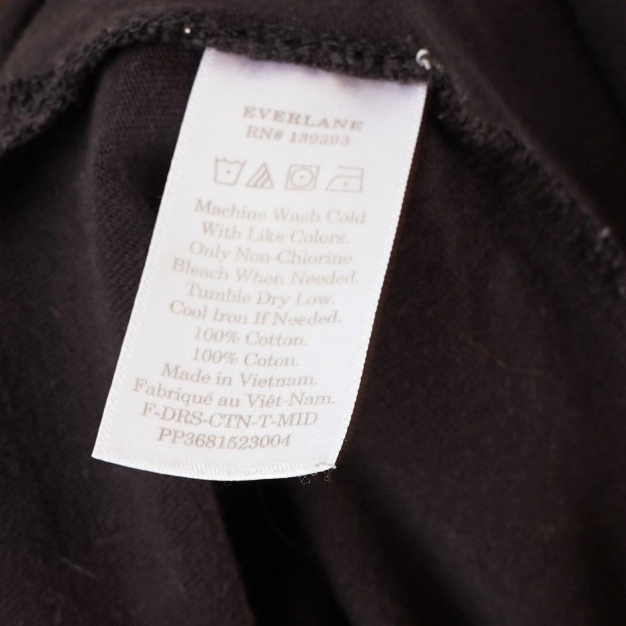 Everlane The Weekend Tank Midi Shirt Dress Black - M