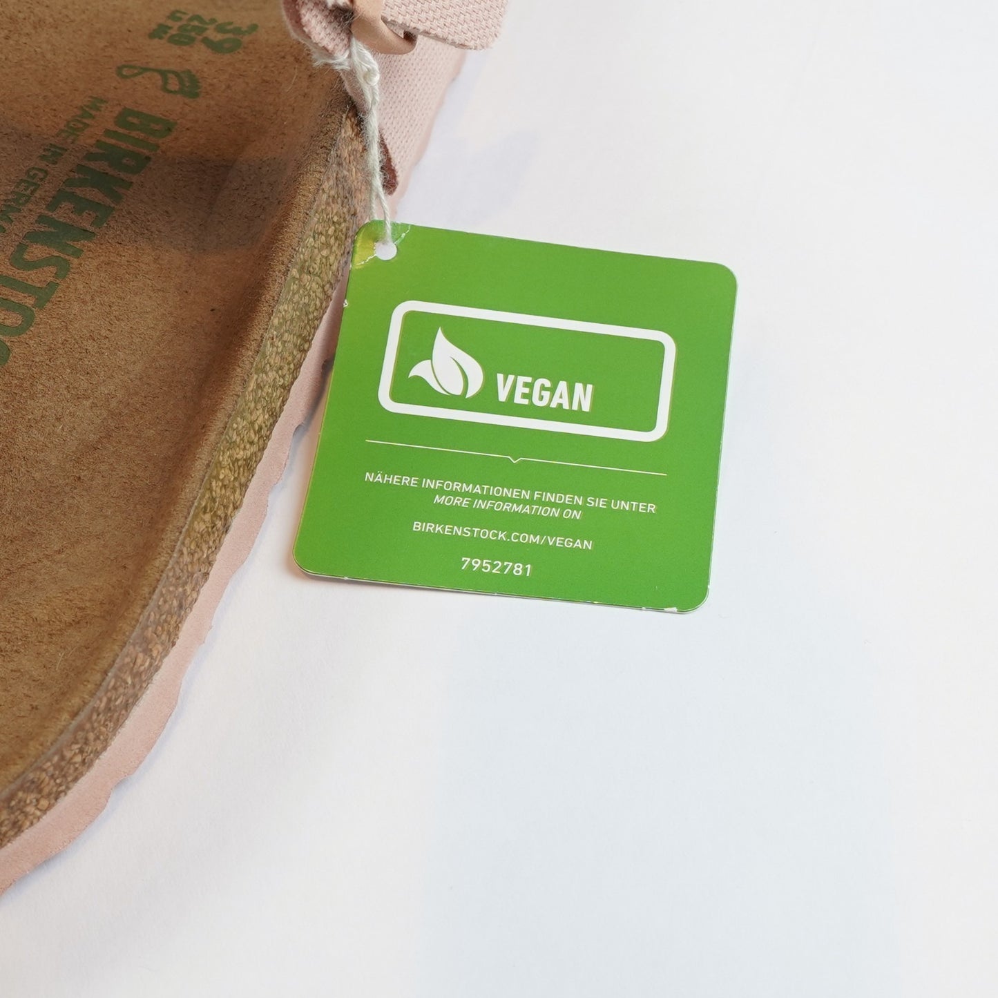 Birkenstock Gizeh Sandal Vegan Blush Pink Canvas - 39 Regular