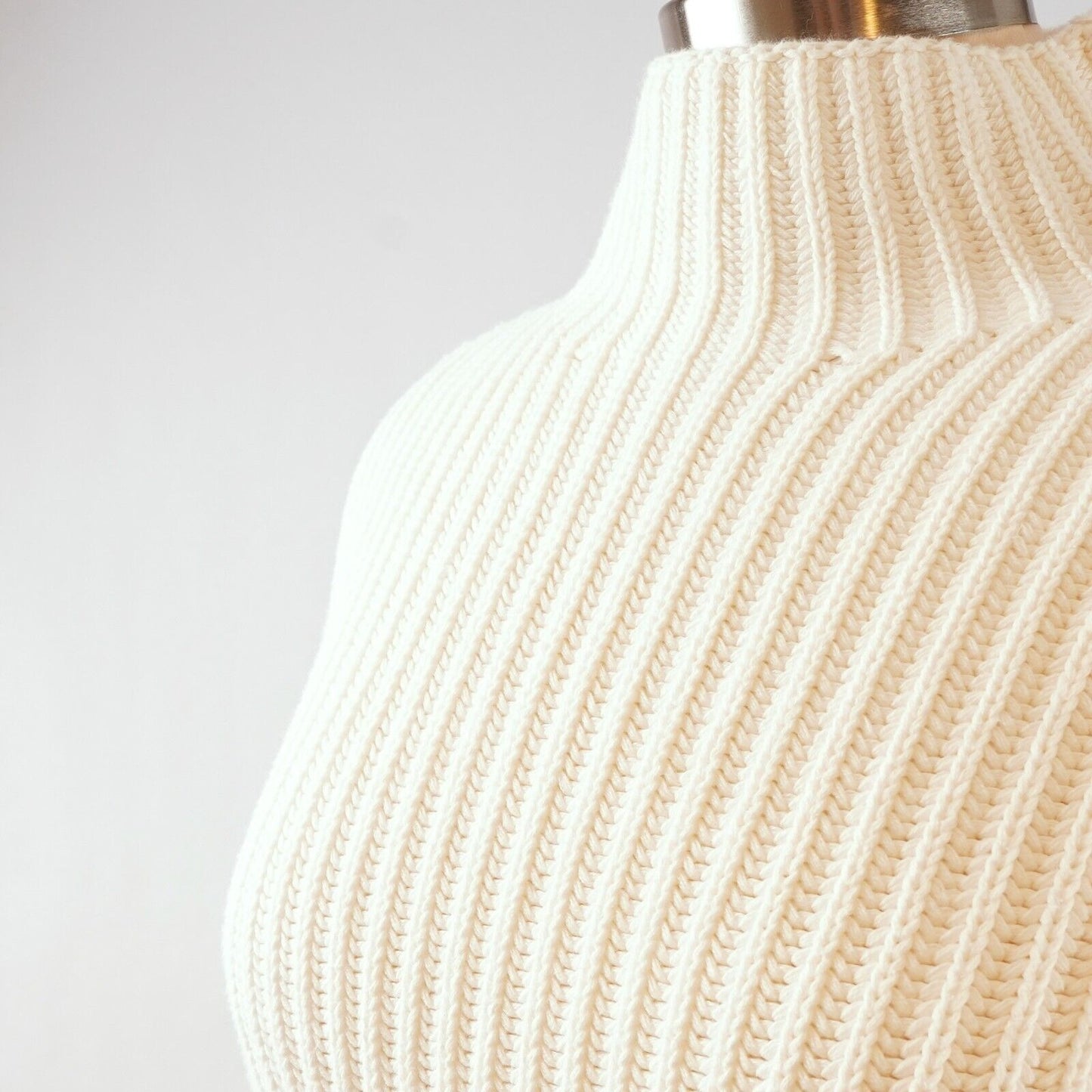 Gap Chunky Knit Mock Neck Sweater 100% Cotton - S