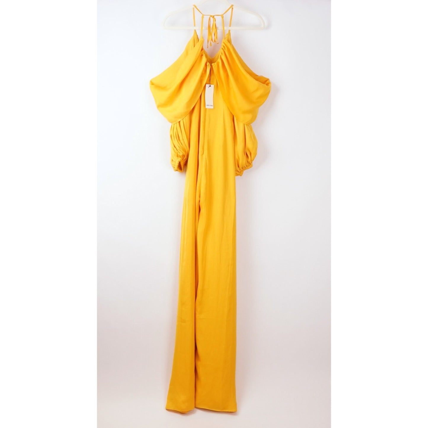 Andrea Iyamah Kimora Jumpsuit Marigold Yellow - XS