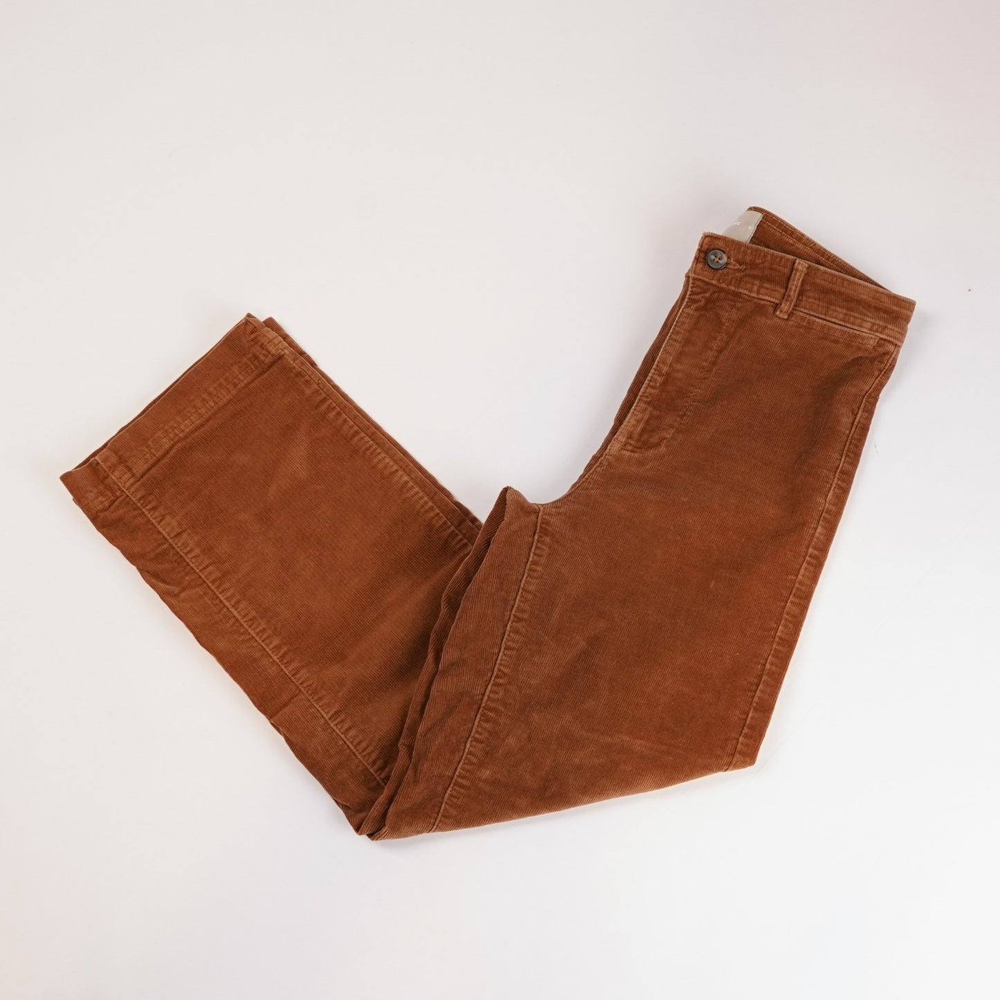 Everlane Wide Leg Corduroy Pants in Toasted Coconut Brown - 6