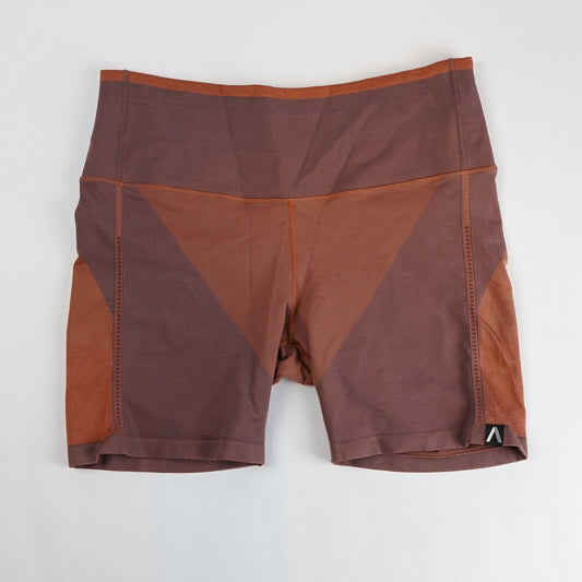 Athleta Allyson Felix Legend Seamless Shine Bike Shorts Flora Mauve - 2X