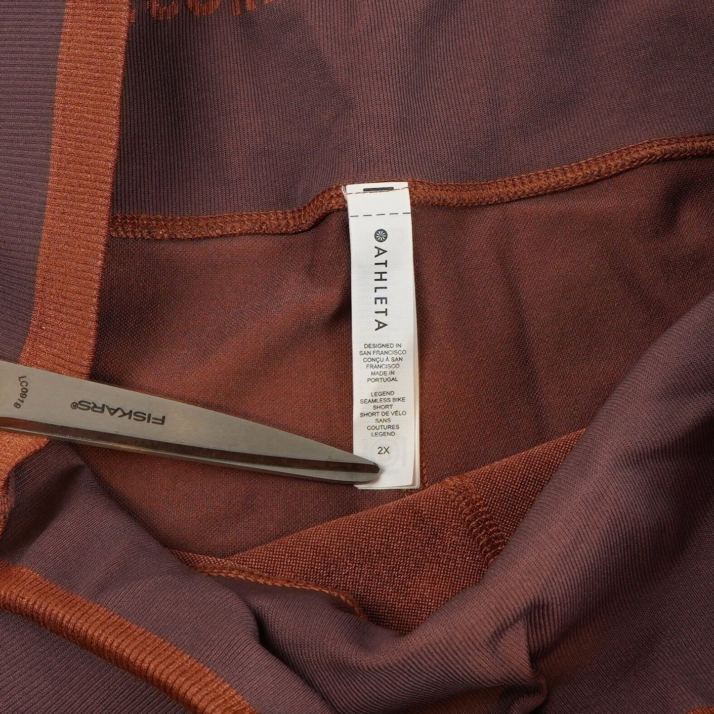 Athleta Allyson Felix Legend Seamless Shine Bike Shorts Flora Mauve - 2X