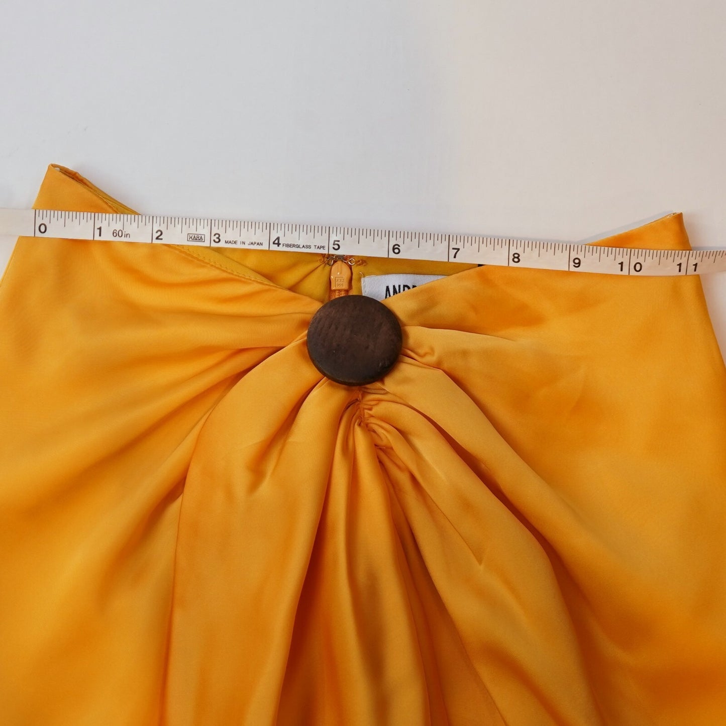 Andrea Iyamah Behati Crop Top + Skirt Set Marigold Yellow - XS