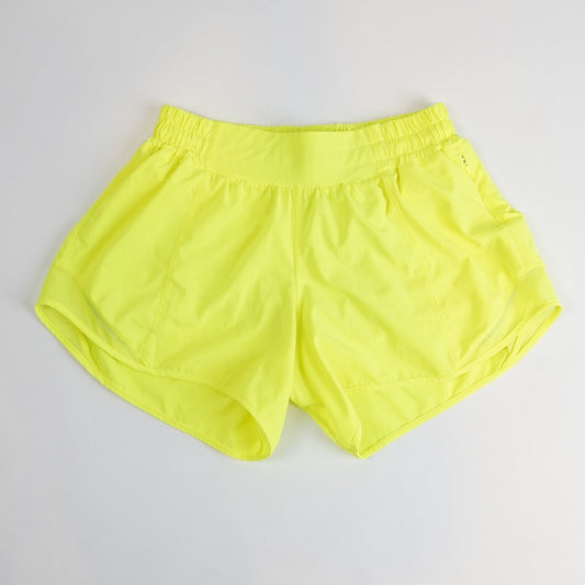 Lululemon Hotty Hot Shorts Highlight Yellow Long 4" - 6