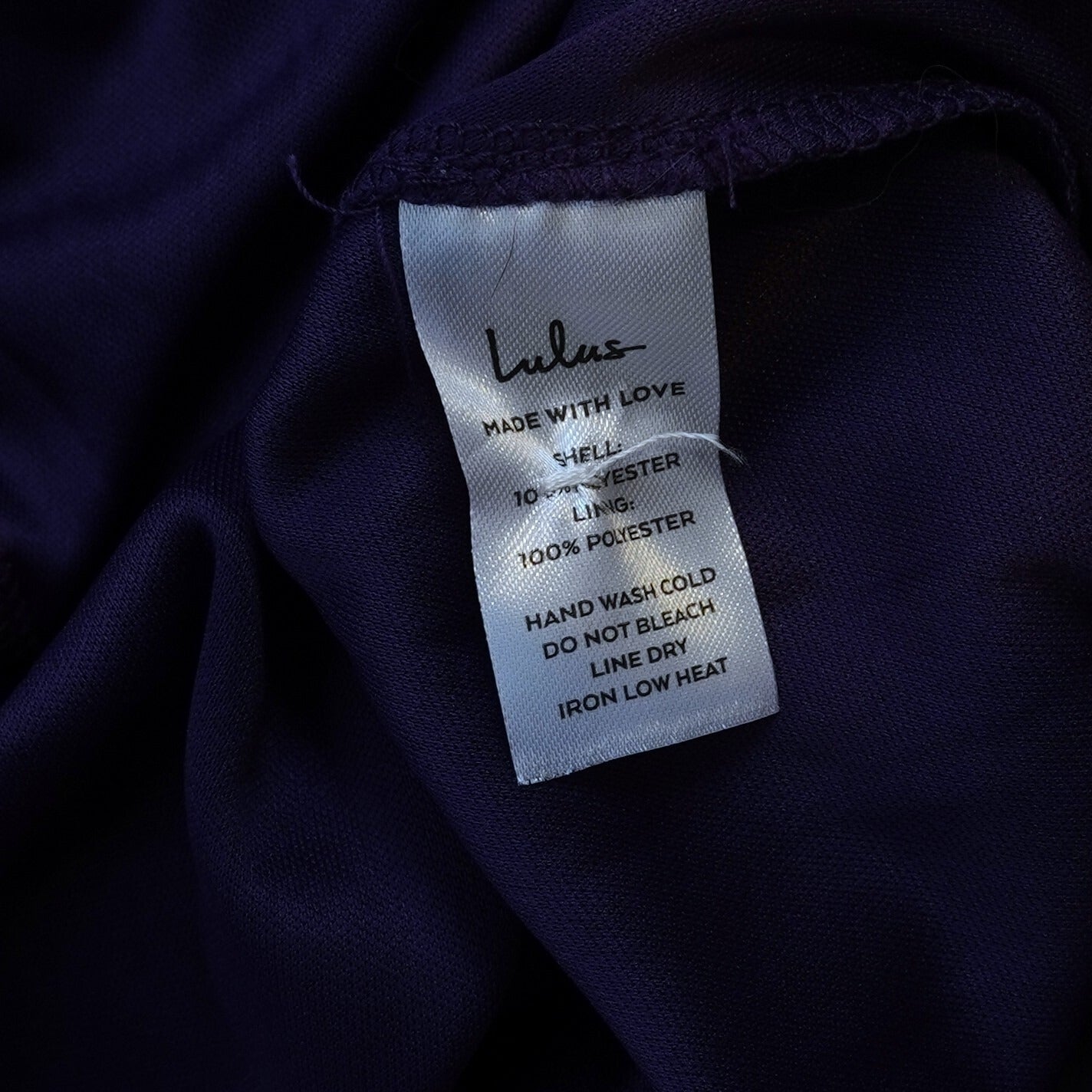 Lulu's Talk About Divine Purple Long Sleeve Backless Maxi Dress - M