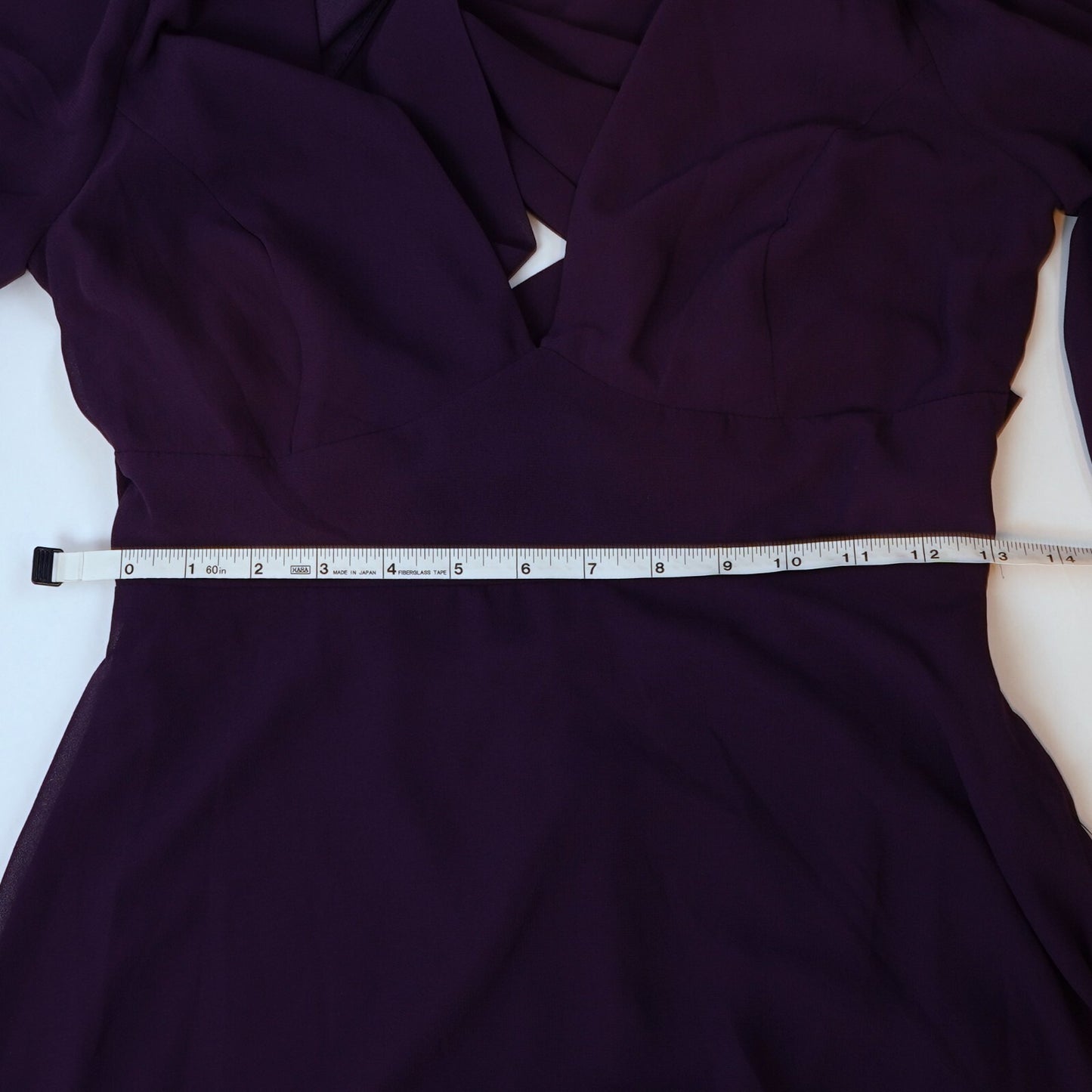 Lulu's Talk About Divine Purple Long Sleeve Backless Maxi Dress - M