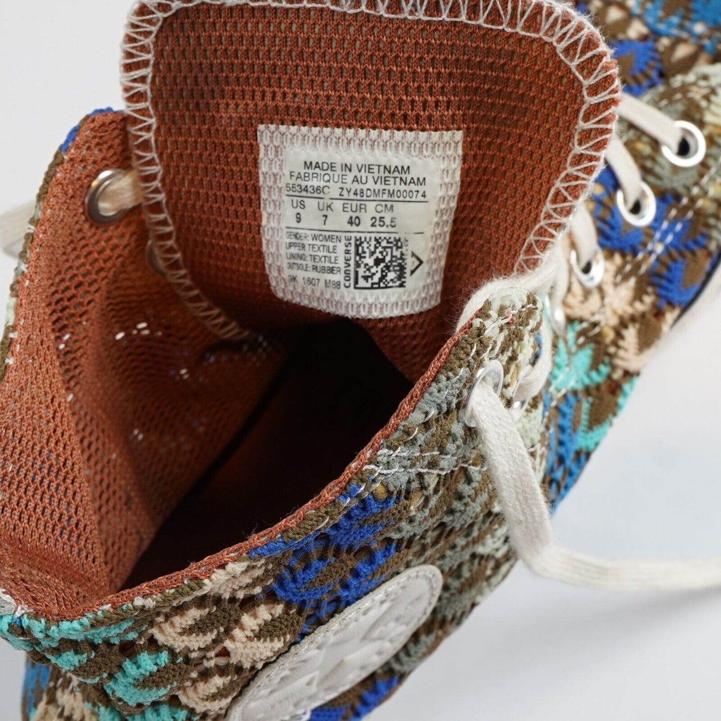 Converse X Missoni Chuck Taylor All Star High Top Sneakers - 9