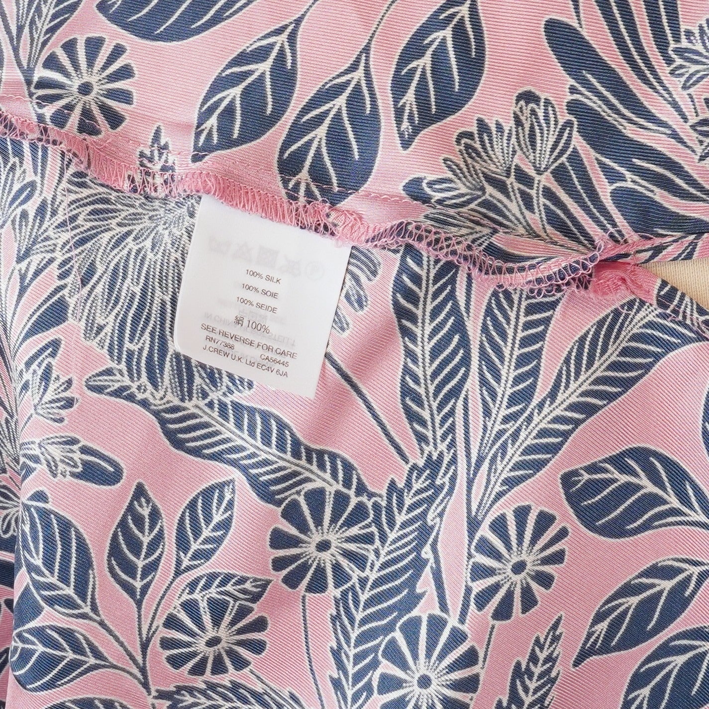 J Crew X Abigail Borg Silk Tank Prairie Rose - 6