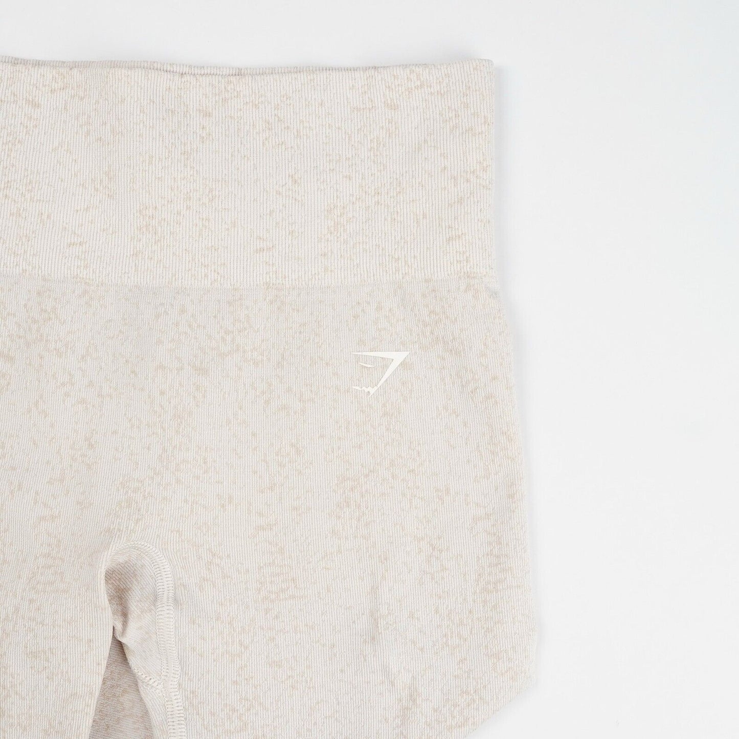 Gymshark Adapt Fleck Seamless Leggings Mineral Coconut White - S