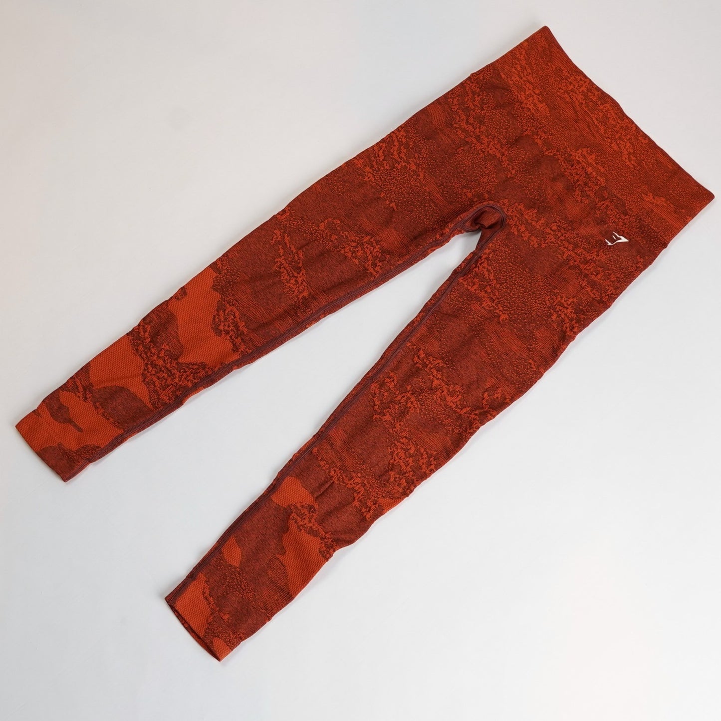 Gymshark Seamless Leggings Red/Orange Adapt Camo - S