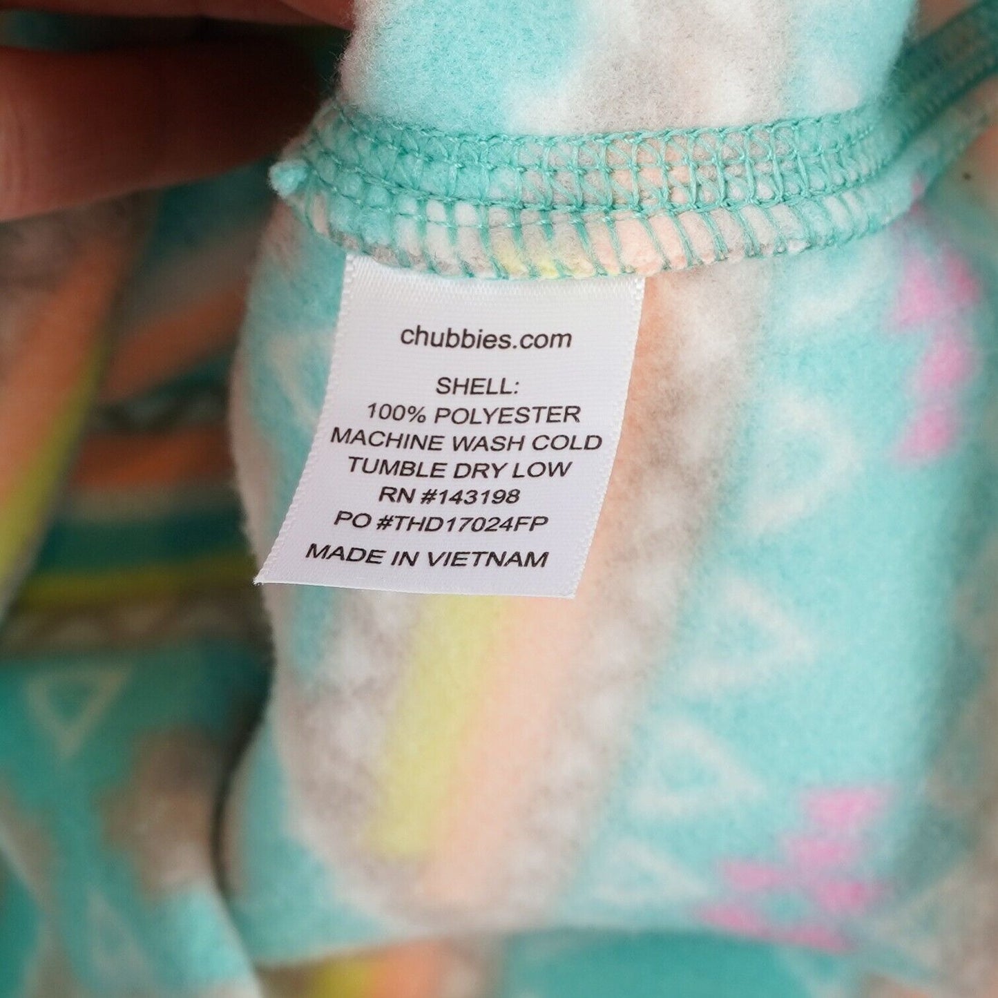 Chubbies Fleece 1/4 Quarter Zip Pullover Jacket - M