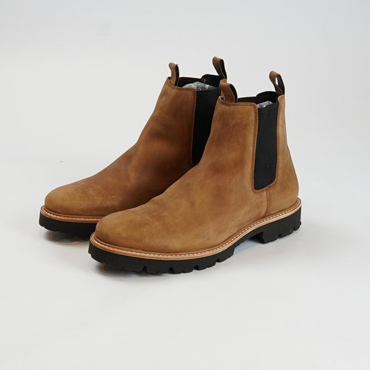 Nisolo Mens Go-To Chelsea Boot in Tobacco Super Light Weight - 11.5