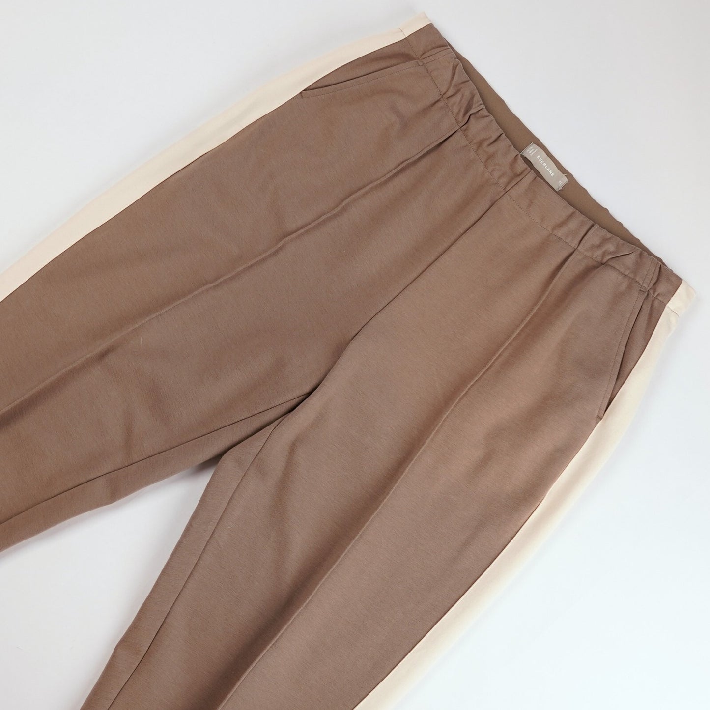Everlane The Dream Pants Clay Canvas Side Stripe - XL